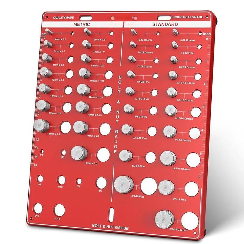 Sakerplus Metric & Standard Thread Checker