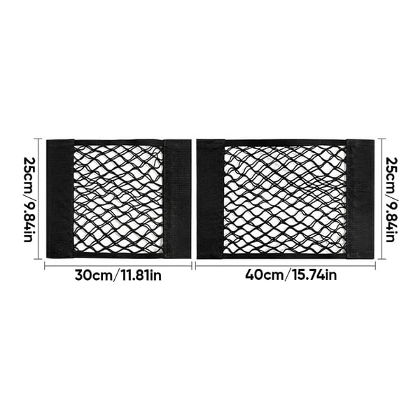 Borsa a rete per stoccaggio sacchetto di plastica (con nastro adesivo)