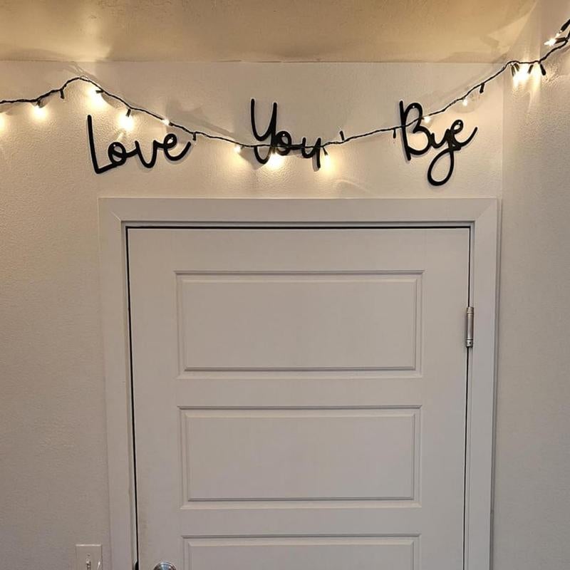 Creative wooden art letters atmosphere decoration