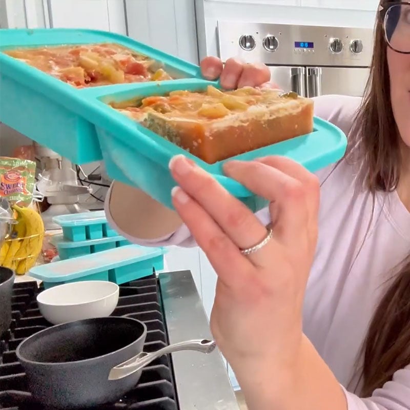 Silicone Freezer Storage Box with Lid