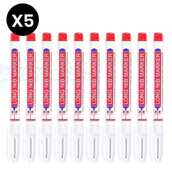 Lange Nasenmarkierungen