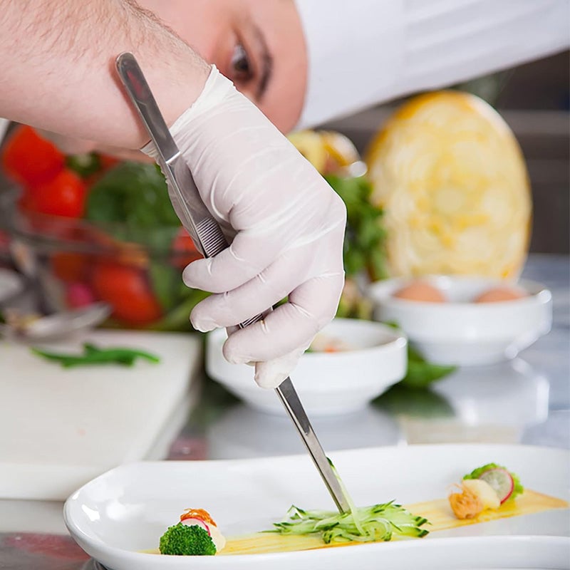 3 PCS Stainless Steel Kitchen Tweezers