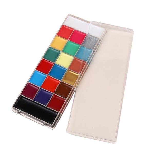 Professional Oil-Based Face & Body Paint Palette