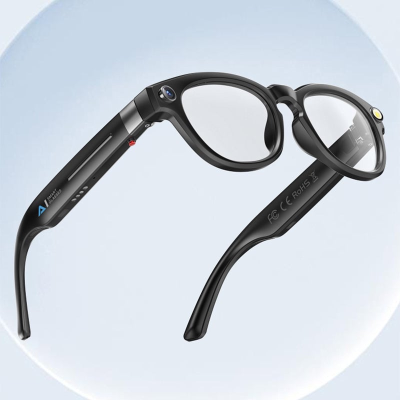 Q8 Smart Glasses with AI Translation, HD Recording, Calling & Music Playback