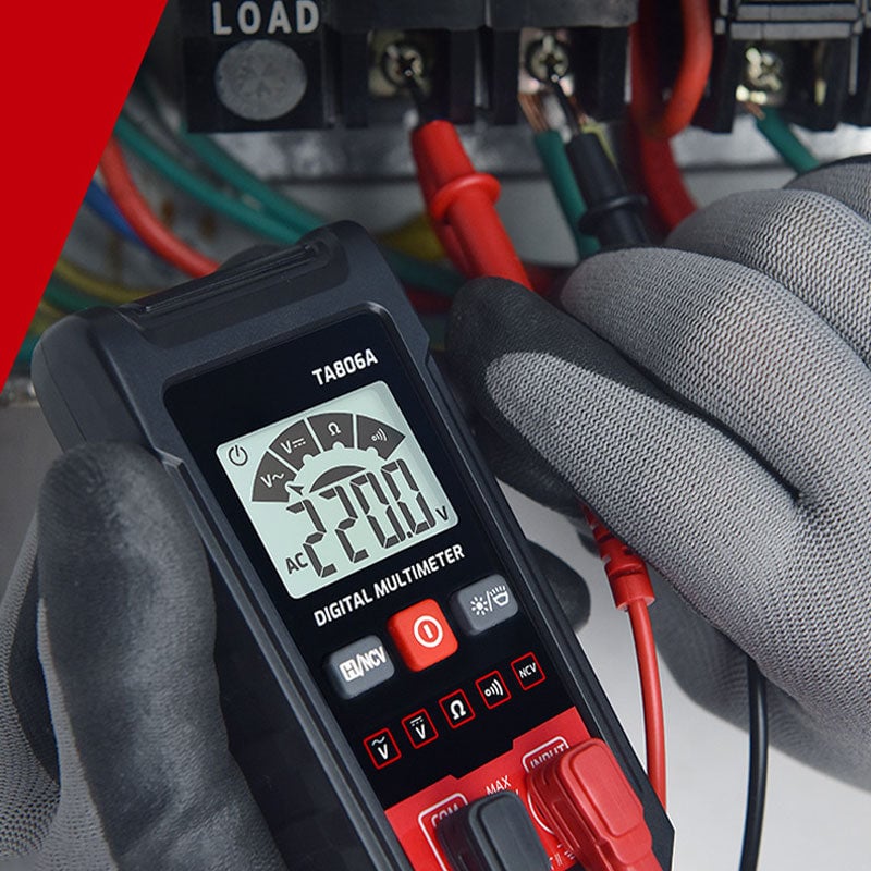 Compacte digitale multimeter met automatische herkenning