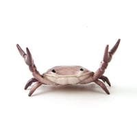 Creative weightlifting crab pen holder ornaments