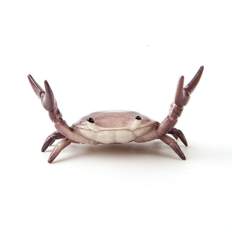 Creative weightlifting crab pen holder ornaments
