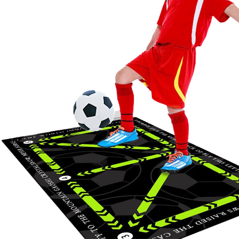 Silent Non-Slip Soccer Training Mat for All Levels