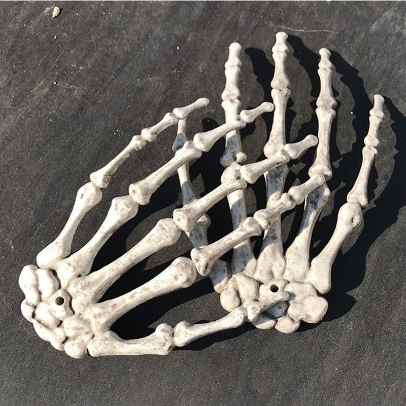 Skelethanden enge rekwisieten