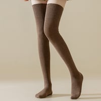Chaussettes hautes épaisses pour femmes