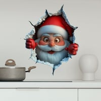 Creative Santa Claus Wall Sticker for Christmas Decorations