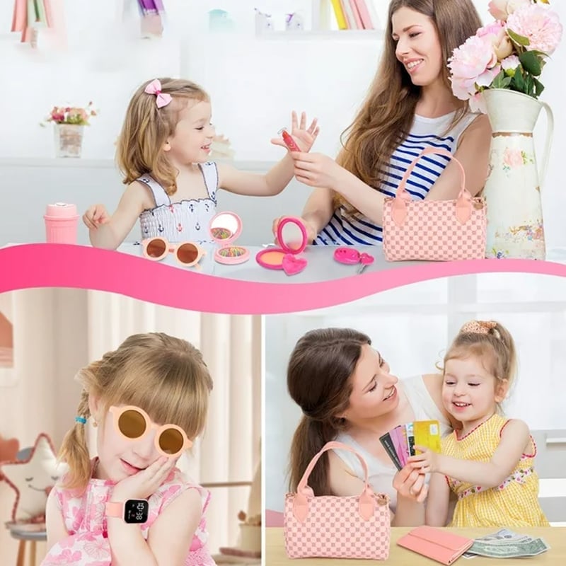 Children's play house handbag toy