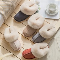 Plush Thermal Non-Slip Home Slippers