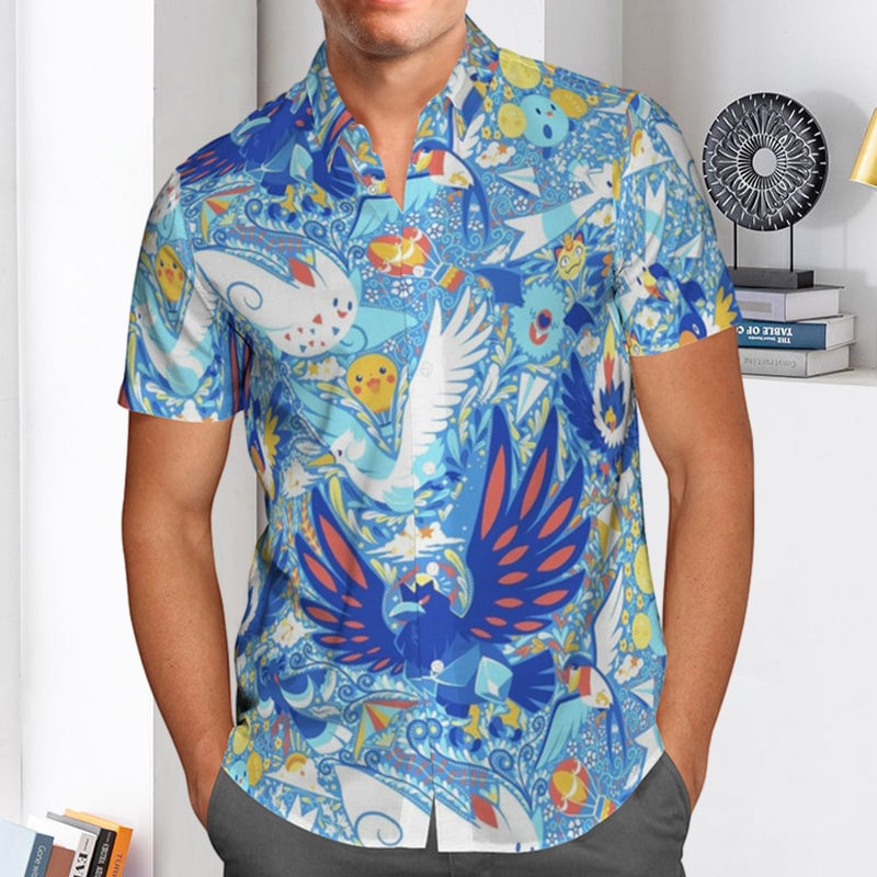 Hemd mit Hawaii-Print