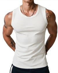 Tanktop Herren Gerippt Racerback