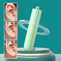 6-teiliges Set mit Spiral-Ohrmassage-Reinigungswerkzeug aus Edelstahl