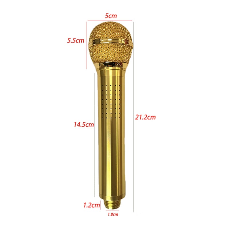 Microphone-Shaped Creative Showerhead