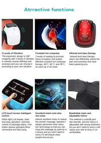 Sakerplus® Knee Massager With Heat And Vibration