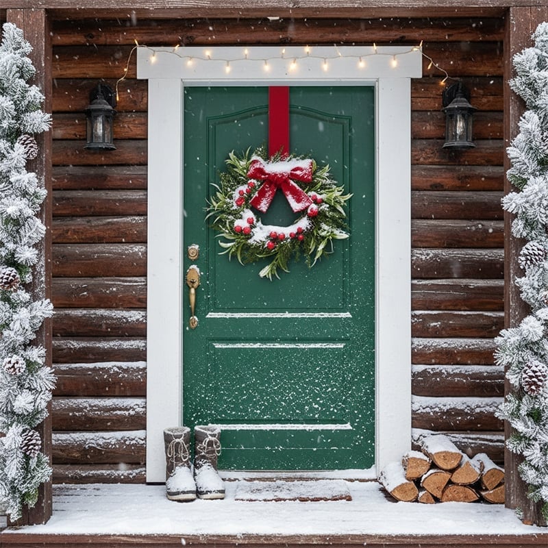 Mini-Weihnachtskranz-Dekoration