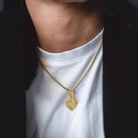 Hip Hop Heart Necklace