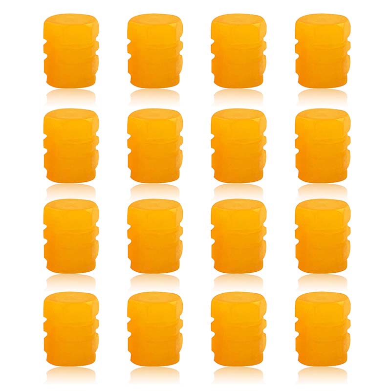 Universal Fluorescent Tire Valve Caps (4 PCS/Set)