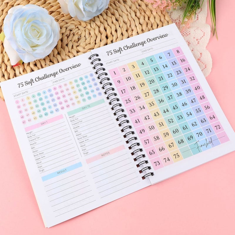 75 Challenges Planner Book
