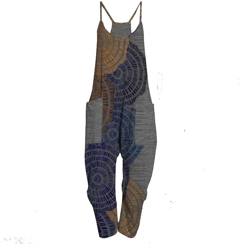 Uformell Jumpsuit med Stropper og Lommer