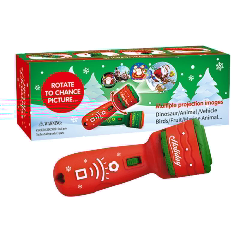 🎁Lampe de projection de torche de projecteur de diapositives