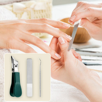 Three Sets Of Eagle Beak Beveled Nail Clippers