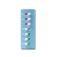 Reusable Sliding Pill Reminder Bottle Tracker