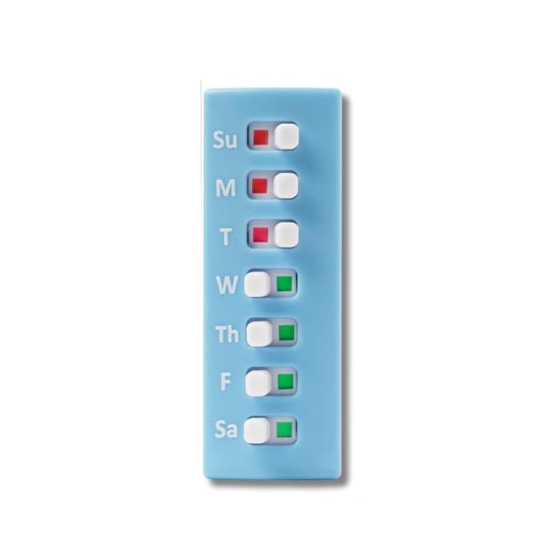 Reusable Sliding Pill Reminder Bottle Tracker