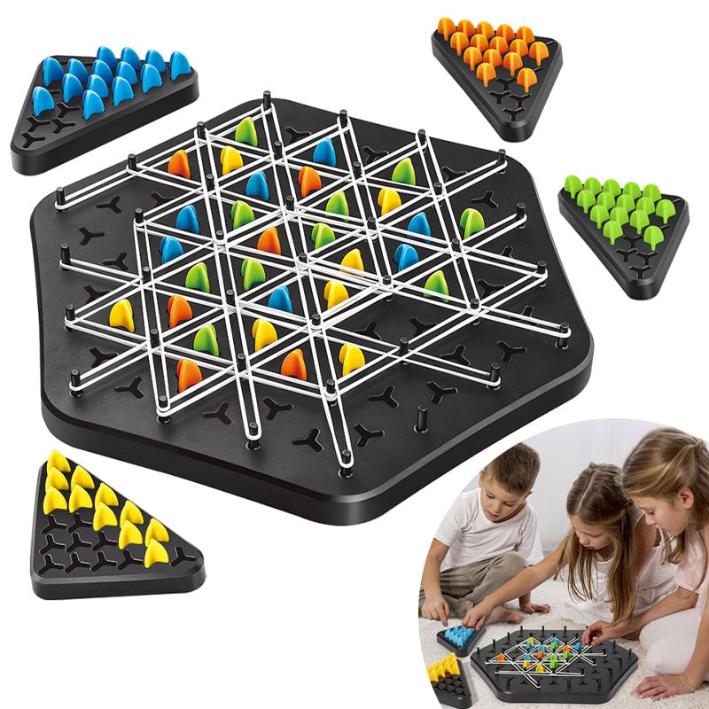 Gioco di scacchi a triangolo a catena, da 2 a 4 giocatori