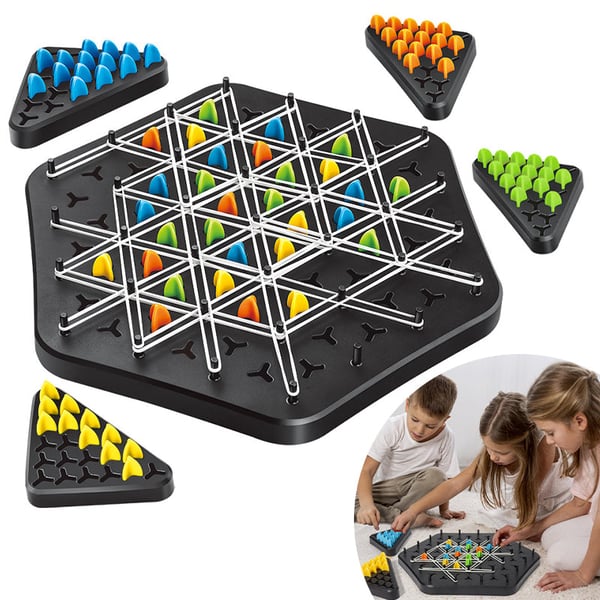 Gioco di scacchi a triangolo a catena, da 2 a 4 giocatori