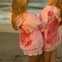 Oversized hoodie met zonsondergang achtervolgen