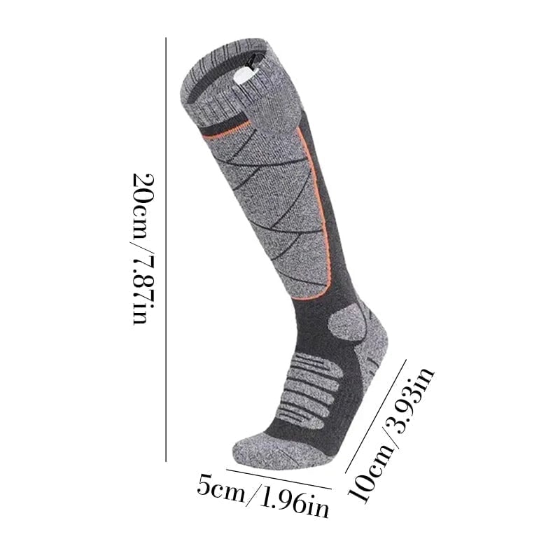 USB Heated Socks with 5000mAh Power Bank