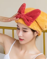Super saugfähiges Haarhandtuch für nasses Haar