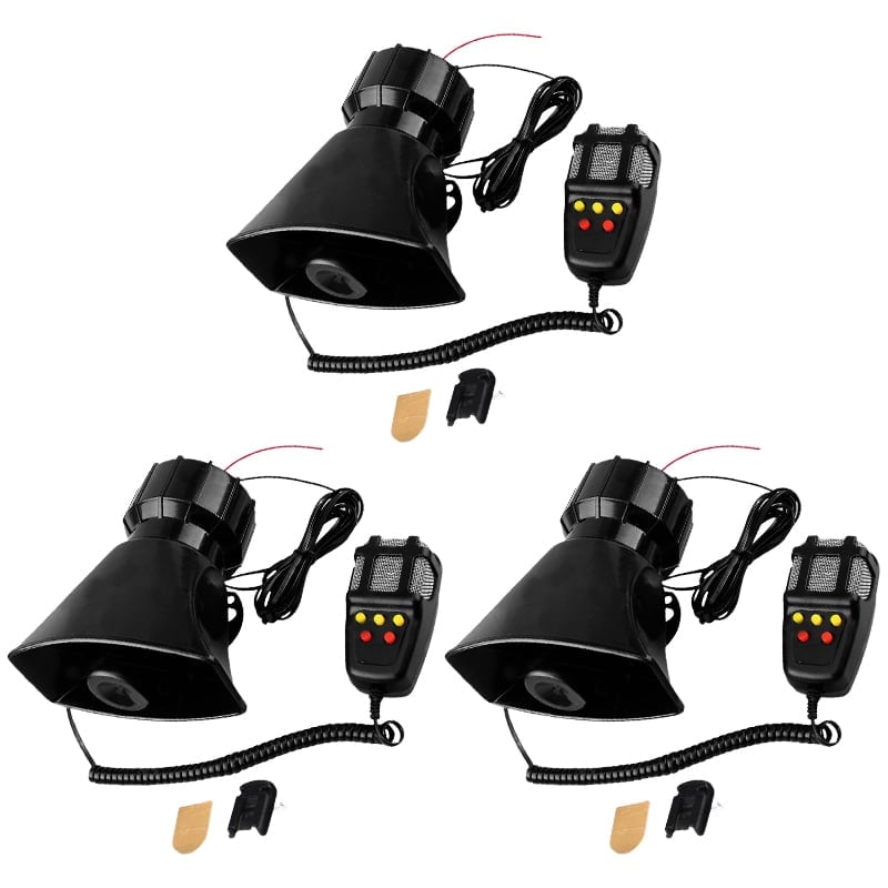 7 Tone Sound Mic PA Speaker Car Horn