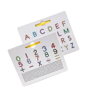 2-in-1 doppelseitige magnetische Alphabet-Edition