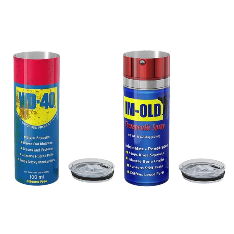Thermosbecher mit Schmutzmuster