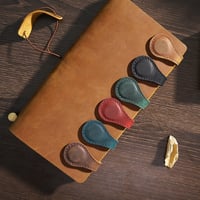 Magnetic Leather Bookmark