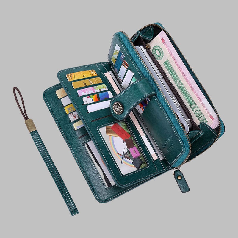 RFID Anti-magnetic Long Wallet