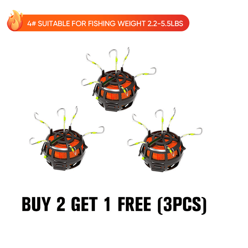 Reverse Bottom Bait Cage Fishing Hook