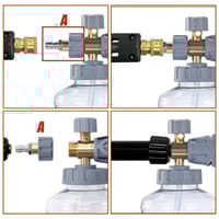 1/4 Inch Quick Connect High Pressure Snow Foam Cannon
