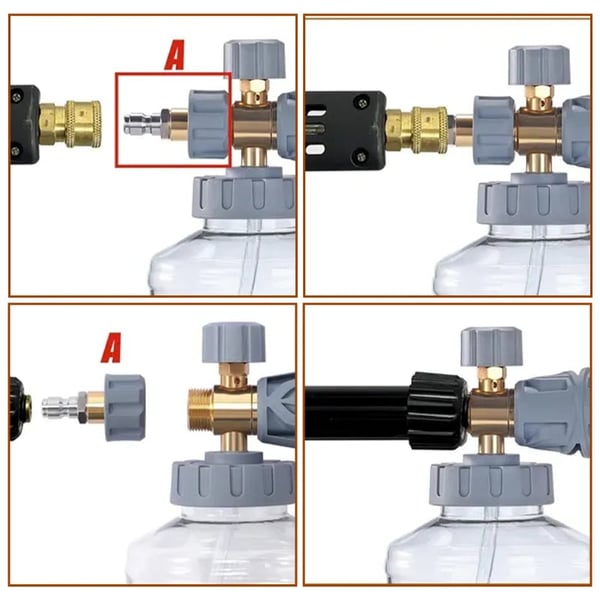 1/4 Inch Quick Connect High Pressure Snow Foam Cannon