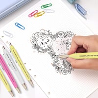 5pcs Horoscope Funny ballpoint Pens black ink (Aquarius)