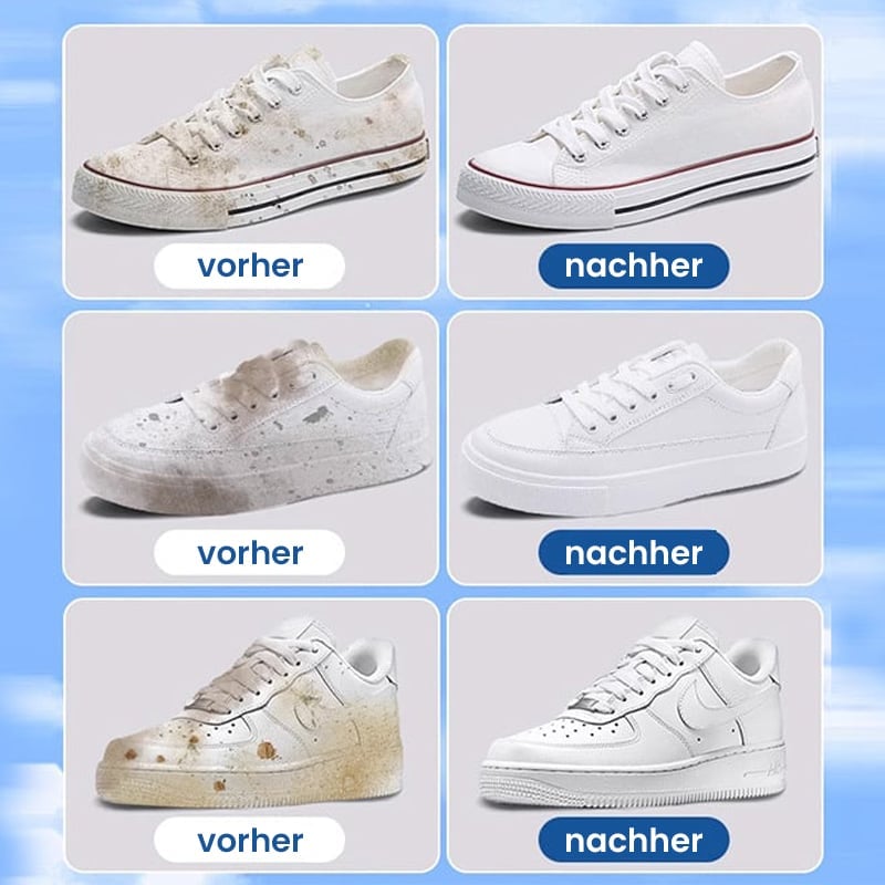 Hellt Schuhe sofort auf & macht sie weißer