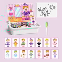 Magnetic Puzzle Learning Building Block Toys