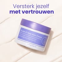 Armcrème voor vormgeving en toning