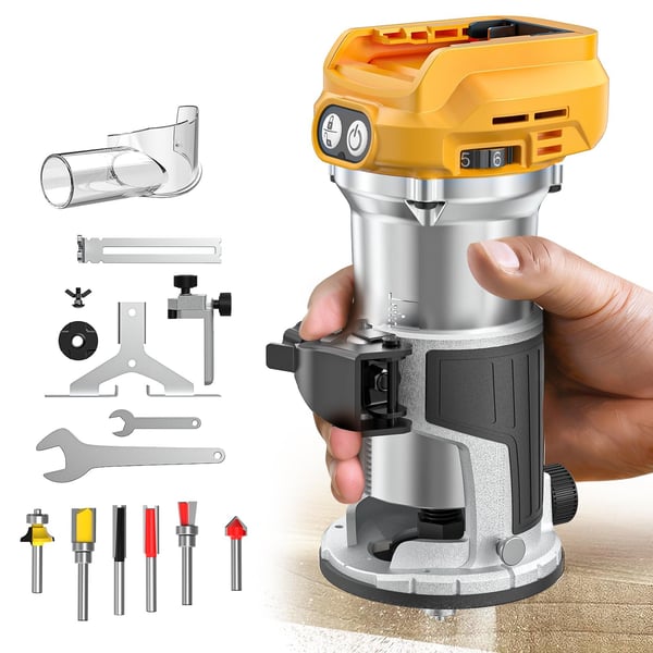 Sakerplus Cordless Compact Router With Battery