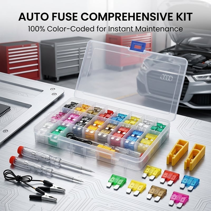Assorted Automotive Blade Fuse Set